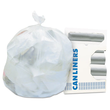 Heritage High-density Waste Can Liners, 10 Gal, 8 Microns, 24" X 24", Natural, 1,000-carton freeshipping - TVN Wholesale